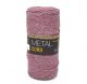 Metal cord 090S, Ροζ Σάπιο Μήλο Glitter