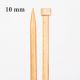 Ίσιες ξύλινες βελόνες πλεξίματος DROPS Basic 10 mm