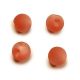 Πορτοκαλί κουμπί μπαλίτσα 12 mm (Κωδ. 3018)