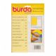 Καρμπόν Burda 2 φύλλων, κίτρινο - λευκό